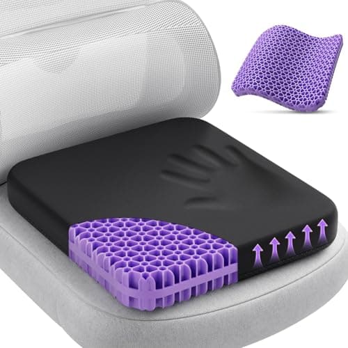 TushGuard Enlarged Gel Seat Cushion with Advanced Cooling and Heat Dissipation