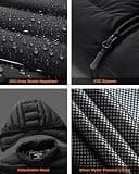 Venustas Unisex Dual-Control Water-Resistant Heated Jacket with Battery