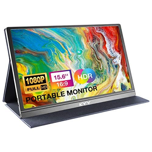 KYY 15.6-Inch Full HD HDR Portable Standalone Monitor With Smart Cover