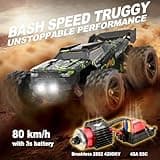 1/14 Scale Brushless High Speed 50+ mph 4x4 Off-Road Waterproof RC Truck