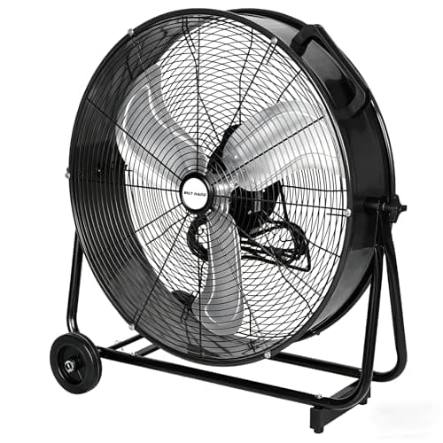 BILT HARD 24-Inch High Velocity Heavy-Duty Industrial Drum Fan, 8100 CFM