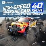 DEERC 1:16 Scale 30+ MPH High Speed 4WD Off-Road Remote Control Monster Truck