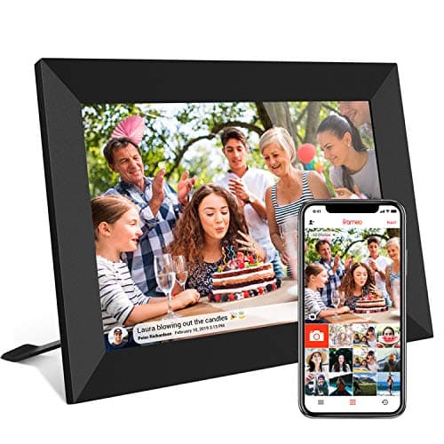 Frameo 10.1-Inch Smart WiFi Digital Photo Frame with 32GB Built-in Memory