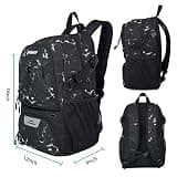GRANDUP 28L Basketball Backpack with Bungee System & Dedicated Ball Pocket