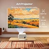 Caydo P3 Native 1080P Art Projector with Auto-Focus and Exclusive Drawing App