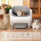Hazrela Mini-E Ultra-Compact Smart Automatic Cat Litter Box with Health Monitoring
