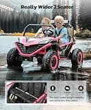 Garvee 24V 4WD 6-Wheel Electric Ride-On Dump Truck with Motorized Bed