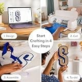 Cricut Maker 4 Starter Kit for Beginners with Vinyl, Tools & Materials