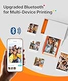 Liene Amber M110 Bluetooth Wireless Photo Printer for 4x6 and Sticker Prints