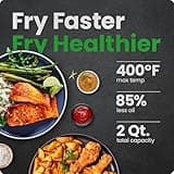 Chefman 2-Quart Mini Air Fryer with Digital Touchscreen and Space-Saving Design