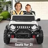 Nitoess Licensed Chevrolet Colorado 24V 4WD Kids Electric Police Cruiser