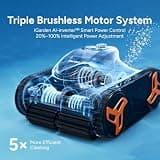 iGarden KN Series Robotic Pool Cleaner with Full-Inverter Tech & Wall Scrubbing
