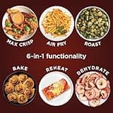 Ninja XL Air Fryer AF181 with MaxCrisp Technology and 6.5-Quart Capacity