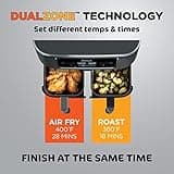 Ninja DZ201 Foodi 6-in-1 DualZone Two-Basket Air Fryer, 8-Quart Capacity