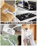 LABIGO 10-in-1 Multi-Surface Steam Mop with Detachable Handheld Steamer