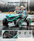 BLISSRIDE 24V 4WD Ride-On Jeep with LED Lights and Parental Remote Control