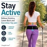PlayActive Sacroiliac SI Joint Hip Belt with Smart Tab Tension Closures