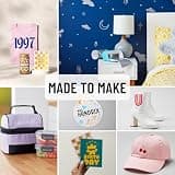 Original Cricut Joy Machine Starter Bundle with Card Kit and Smart Vinyl