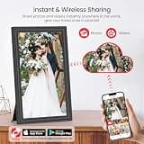 Frameo 15.6-Inch Large Electronic Wi-Fi Digital Photo Frame 64GB Memory