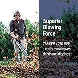 Ryobi 40V HP Brushless Whisper Series Cordless Backpack Leaf Blower Kit