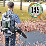EGO POWER+ 56V 600 CFM Cordless Electric Backpack Leaf Blower with 7.5Ah Battery